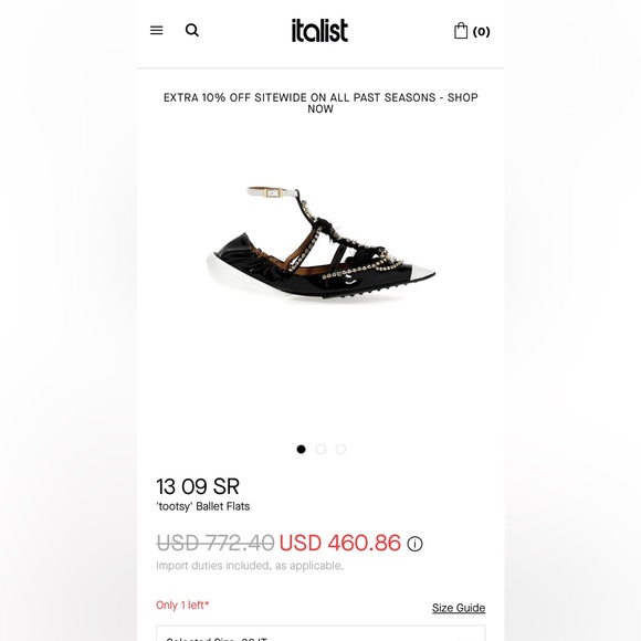 1309 SR Tootsy Ballet Flats - Picture 7 of 7